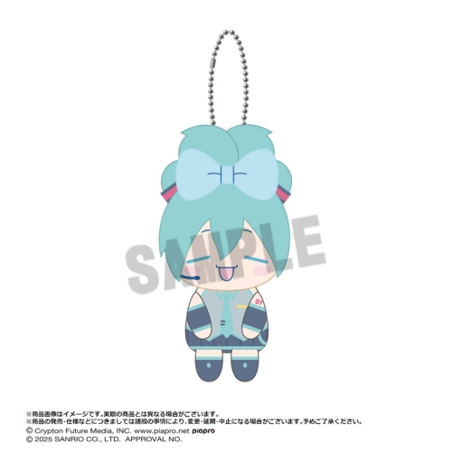 Hatsune Miku x Cinnamoroll Plush Mascot Key Chain - Osuwari Club