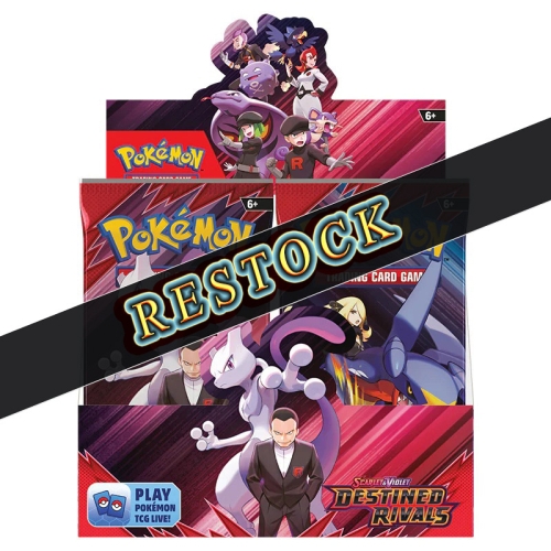PRE-ORDER RESTOCK: Pokemon TCG Scarlet & Violet 10 Destined Rivals Бустер Kутия - 36 Бустера