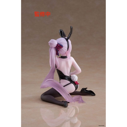 Overlord PVC Statue Desktop Cute Figure - Shalltear Bunny Ver. 13 cm