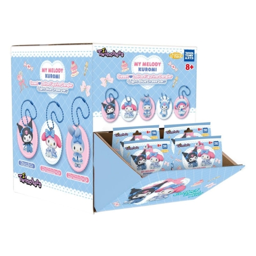 Sanrio Twinchees Mini Figures My Melody x Kuromi Sweet Lolita 5 cm Blind Pack 