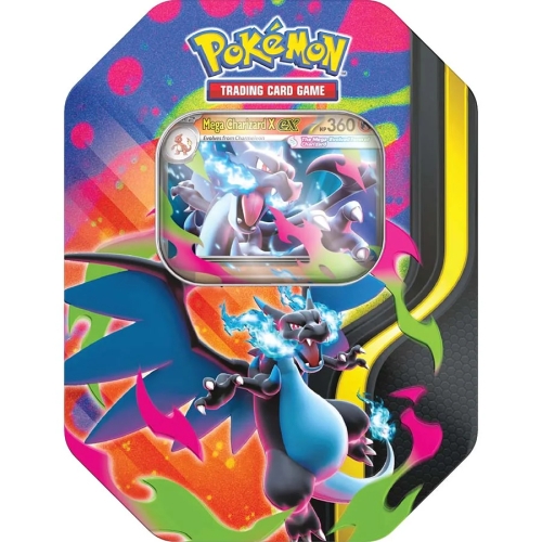 Pokemon TCG Mega Charizard X ex Tin