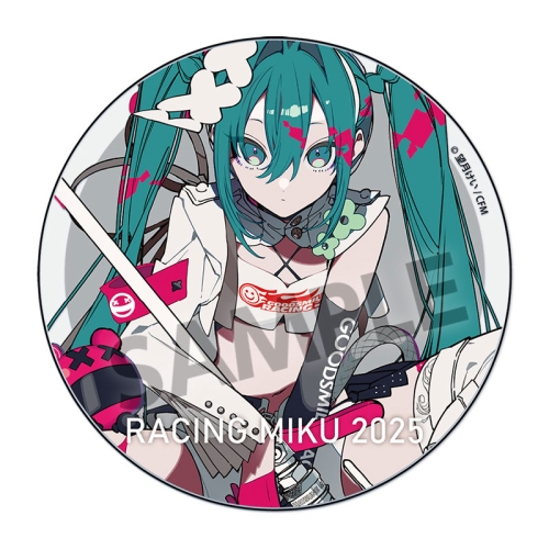 Racing Miku 2025 Acrylic Coaster - Rd.1 OKAYAMA Ver.