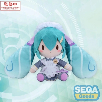 Hatsune Miku Series Fuwa Petit Плюшена Играчка - Hatsune Miku Classical Maid