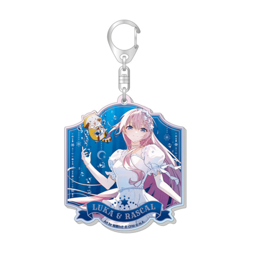 Hatsune Miku x "Rascal the Raccoon" 2025 Aurora Акрилен Ключодържател - Megurine Luka