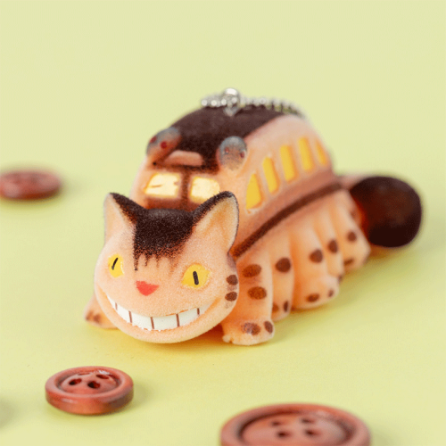 Studio Ghibli "My Neighbor Totoro" Плюшен Ключодържател - Catbus
