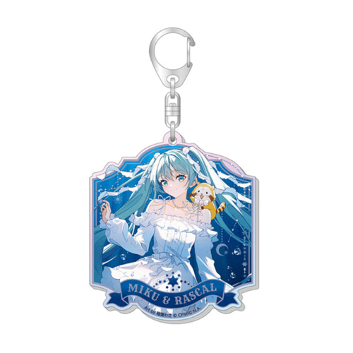 Hatsune Miku x "Rascal the Raccoon" 2025 Aurora Акрилен Ключодържател - Hatsune Miku