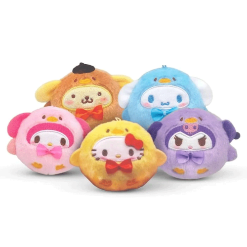 Sanrio Плюшен Ключодържател - Fuwafuwa Chick Design - Различни Варианти