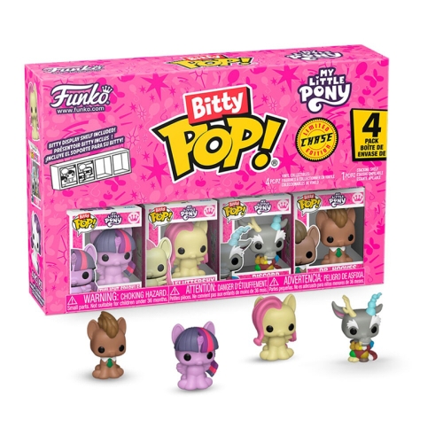 My Little Pony Bitty POP! Bitty Bot Cartoon Комплект Фигурки - Twilight Sparkle, Fluttershy, Discord, Dr. Hooves