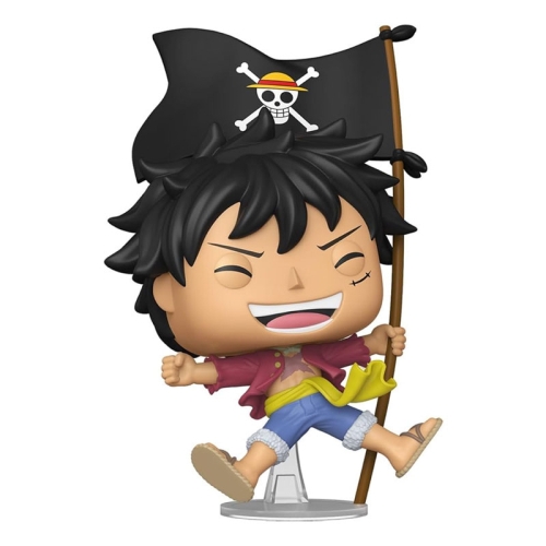 One Piece Funko Pop Колекционерска Фигурка - Monkey D. Luffy with Flag #2214