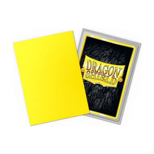 Dragon Shield Standard Card Sleeves 100 pcs Dual Matte – Yellow & Silver