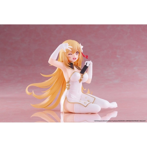 A Certain Scientific Railgun Колекционерска Фигурка - Desktop Cute Figure Misaki Shokuho Chinese Dress Ver. 