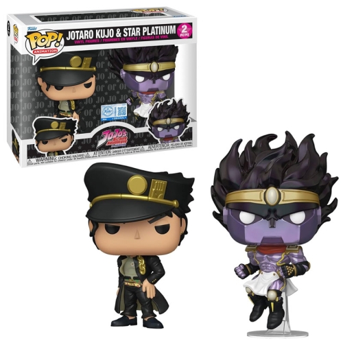 JoJo's Bizarre Adventure Funko POP! Vinyl Animation: Jotaro Kujo & Star Platinum