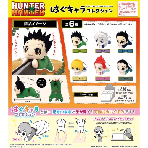 Hunter x Hunter Plush Toy Hug x Character Collection - Blind Box