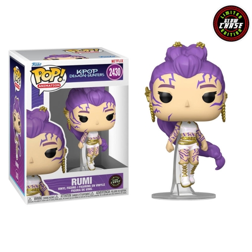 Funko POP! KPop Demon Hunters Колекционерска Фигурка - Rumi Glows in The Dark CHASE Limited Edition #2430