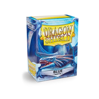 " Dragon Shield " Големи Протектори за карти 100 броя матирани - сини