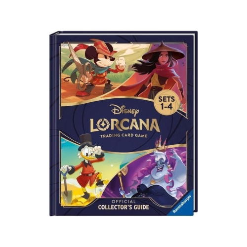 Disney Lorcana TCG Book The Official Collector's Guide: Sets 1-4 English Version