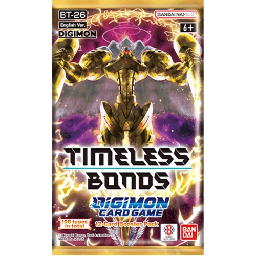 PRE-ORDER: Digimon Card Game - Timeless Bonds BT26 - Бустер Пакет