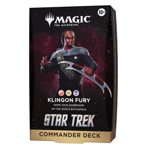 PRE-ORDER: Magic the Gathering: Star Trek Commander Тесте - Klingon Fury