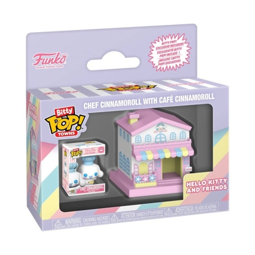 Hello Kitty and Friends Bitty POP! Комплект Фигурки - Town Chef Cinnamoroll with Café Cinnamoroll
