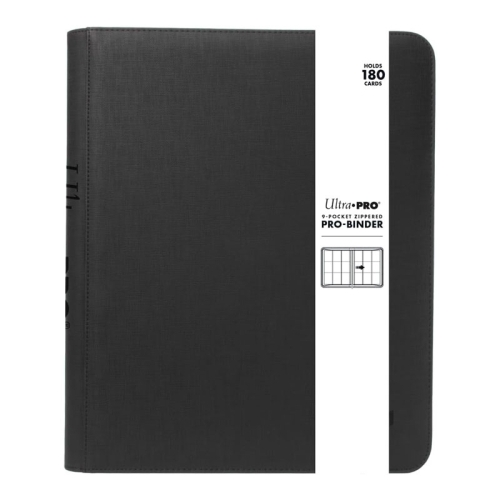 Ultra Pro Premium PRO-Binder 9-Pocket Албум за карти с цип A4 - Черен