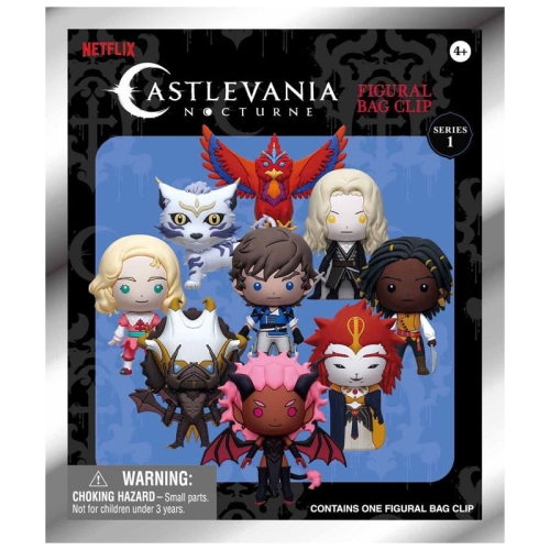 Castlevania Nocturne 3D Ключодържател Късмет - Series 1 - Асортимент