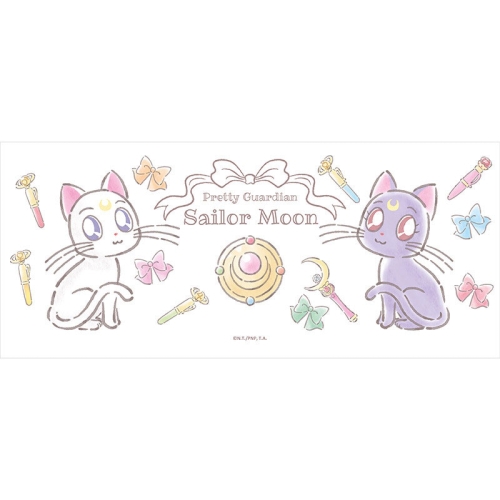 Sailor Moon Керамична Чаша - Luna & Artemis Chibi