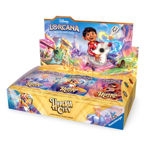 PRE-ORDER: Disney Lorcana TCG Hyperia City - Бустер Кутия - 24 Бустера