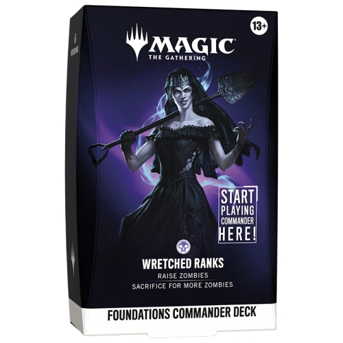 PRE-ORDER: Magic the Gathering: Foundations Commander Тесте - Wretched Ranks