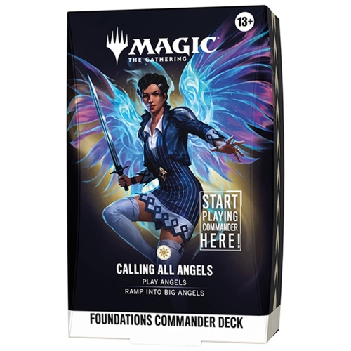 PRE-ORDER: Magic the Gathering: Foundations Commander Тесте - Calling all Angels