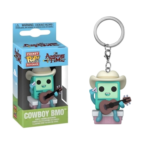 Adventure Time Funko Pop! Ключодържател - Cowboy BMO (with Guitar)