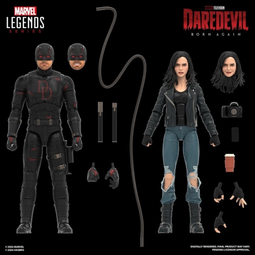 PRE-ORDER: Daredevil: Born Again Marvel Legends Екшън Фигурка 2-Pack - Daredevil & Jessica Jones