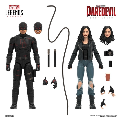 PRE-ORDER: Daredevil: Born Again Marvel Legends Екшън Фигурка 2-Pack - Daredevil & Jessica Jones