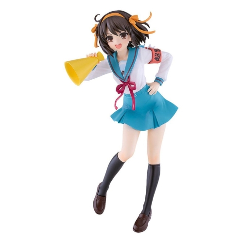 The Melancholy of Haruhi Suzumiya Pop Up Parade PVC Figure Haruhi Suzumiya L Size 22 cm