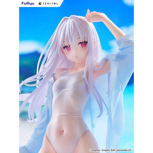 Mignon Works Tenitol Tall Колекционерска Фигурка - Shiro Swimsuit Ver.