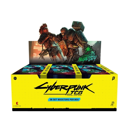 Cyber Punk TCG BETA - Welcome to Night City - бустер кутия (36 бустера)