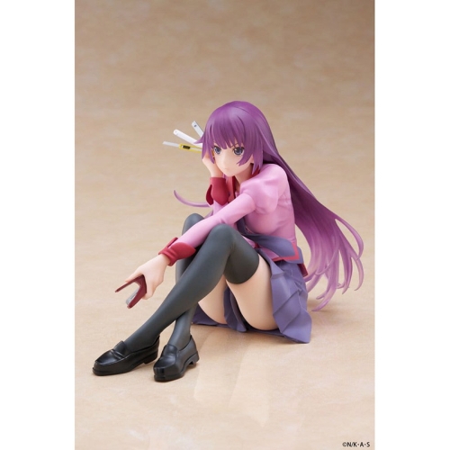 Monogatari PVC Statue Desktop Cute Figure - Hitagi Senjougahara 13 cm