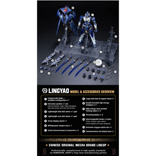 DP Escort Agency Model Kit Модел за Сглобяване - Ling Yao 1/100