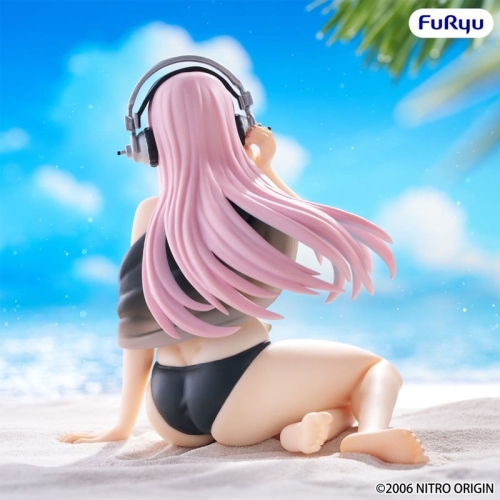PRE-ORDER: Super Sonico Noodle Stopper PVC Statue Super Sonico Swimsuit Black Color Ver. 10 cm