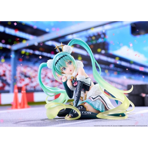 PRE-ORDER: Hatsune Miku Taito Kuji Колекционерска Фигурка - Racing Miku 2018 Ver. Round 8