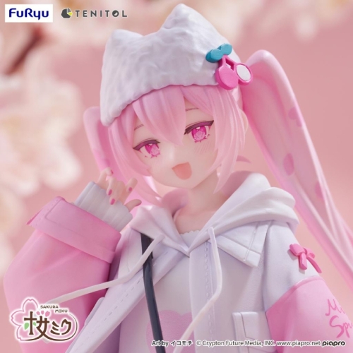 Vocaloid Hatsune Miku TENITOL Figure - Sakura Miku Cool style petit