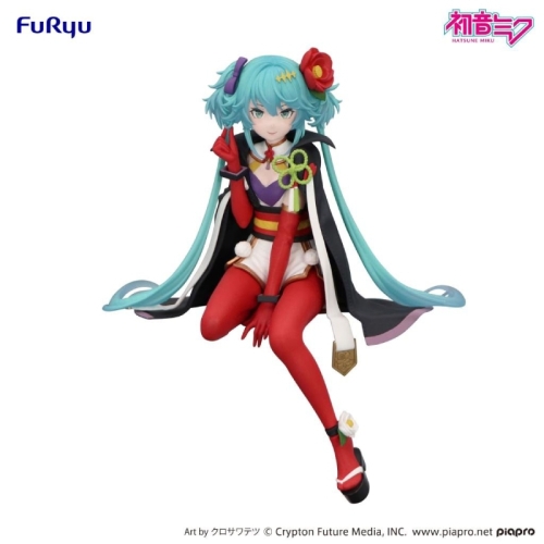 Vocaloid Noodle Stopper Колекционерска Фигурка - Hatsune Miku Flower Fairy Camellia 