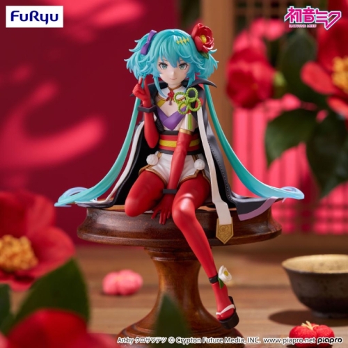 Vocaloid Noodle Stopper Колекционерска Фигурка - Hatsune Miku Flower Fairy Camellia 