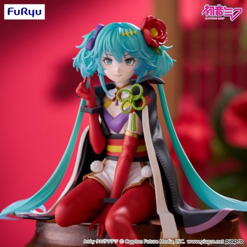 Vocaloid Noodle Stopper Колекционерска Фигурка - Hatsune Miku Flower Fairy Camellia 
