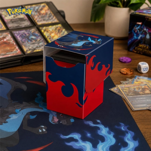 Ultra Pro - Кутия за съхранение на карти - Pokemon - Mega Charizard X 100+ 
